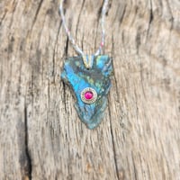 Image 1 of Labradorite Tourmaline Cord