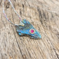 Image 3 of Labradorite Tourmaline Cord