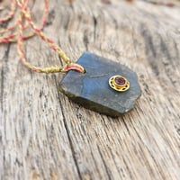 Image 4 of Labradodite Tourmaline Cord2