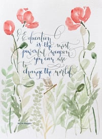 Image 1 of Nelson Mandela Quote- original artwork 