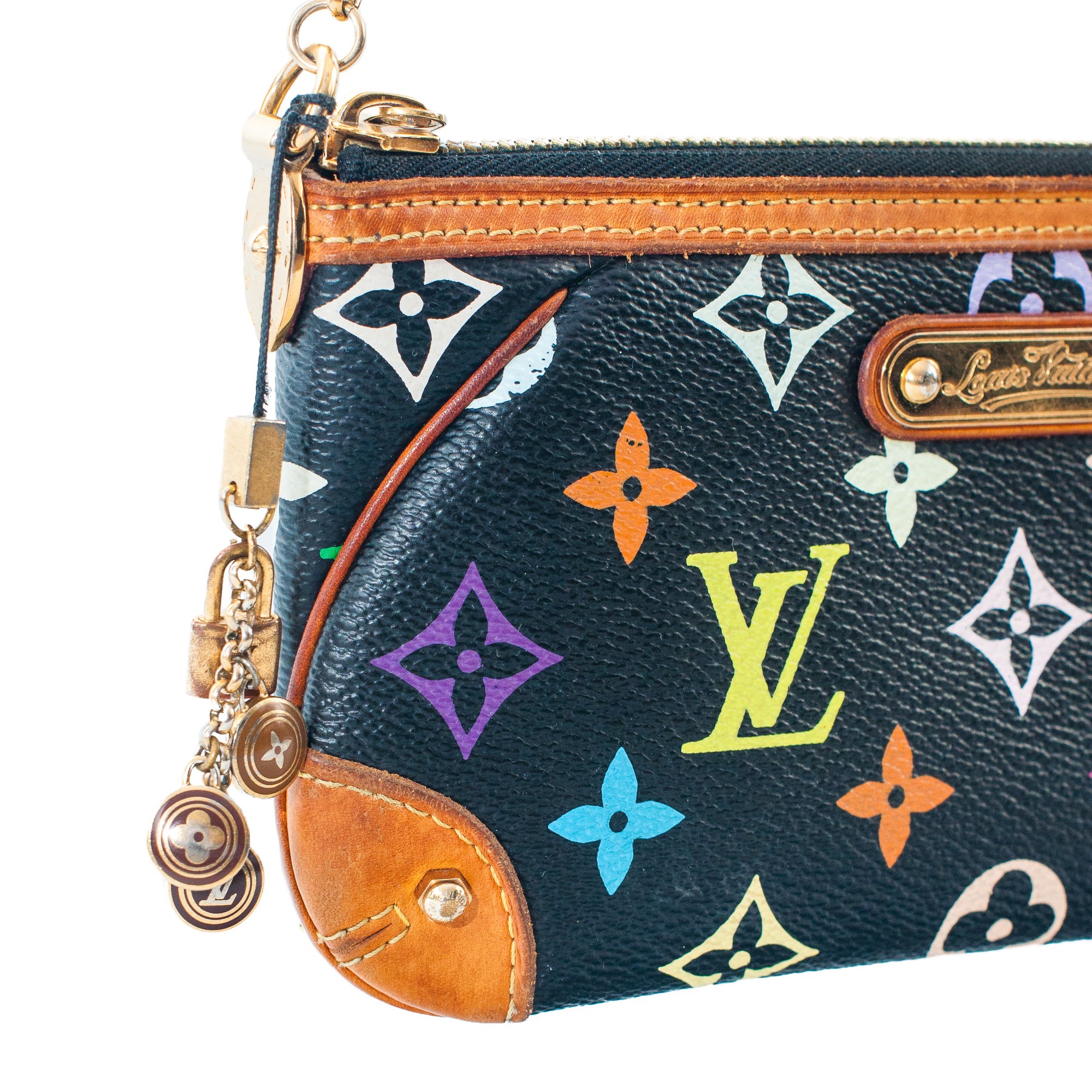 Image of Louis Vuitton Murakami Milla MM Multicolour Pochette Bag