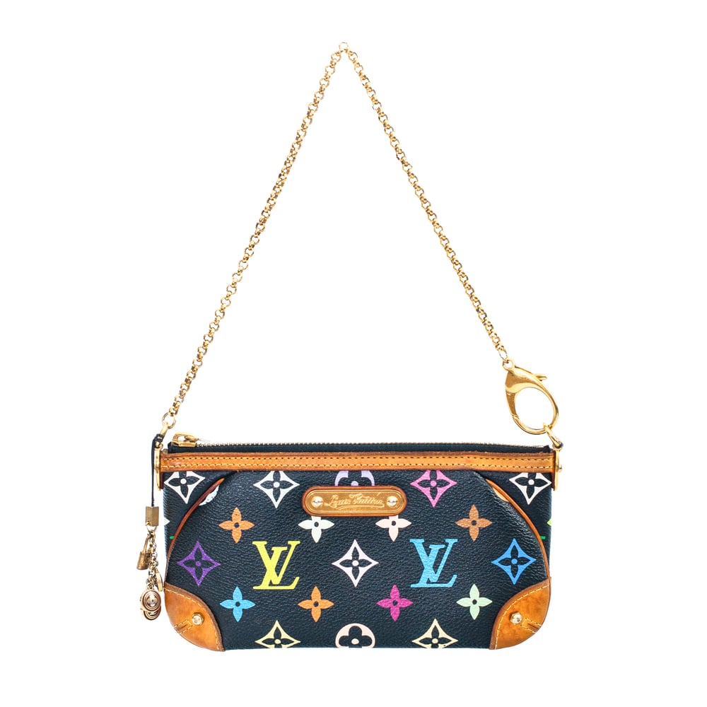 Image of Louis Vuitton Murakami Milla MM Multicolour Pochette Bag