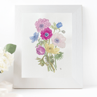 Image 1 of Anemone bunch- original artwork 