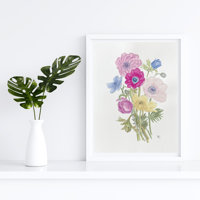 Image 3 of Anemone bunch- original artwork 
