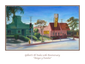 Image of Gilberts El Indio Oil Painting Print