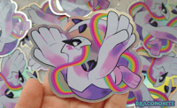 Image 3 of Rainbow Ribbon Lugia Sticker