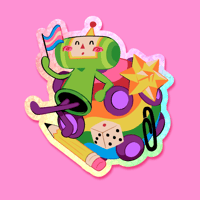 Image 1 of Katamari Trans Pride Sticker