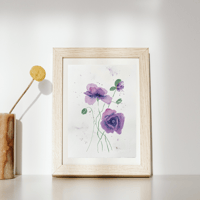 Image 2 of Loose Purple Poppies