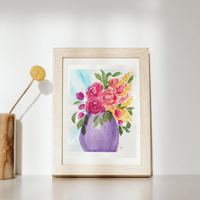 Image 1 of Loose Blooms- original artwork 
