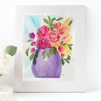 Image 2 of Loose Blooms- original artwork 