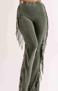 Image 4 of Casual Fringe Pants