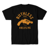 RUTHLESS PRO WRESTLING-HAPPINESS IS A WARM GUN SHIRT