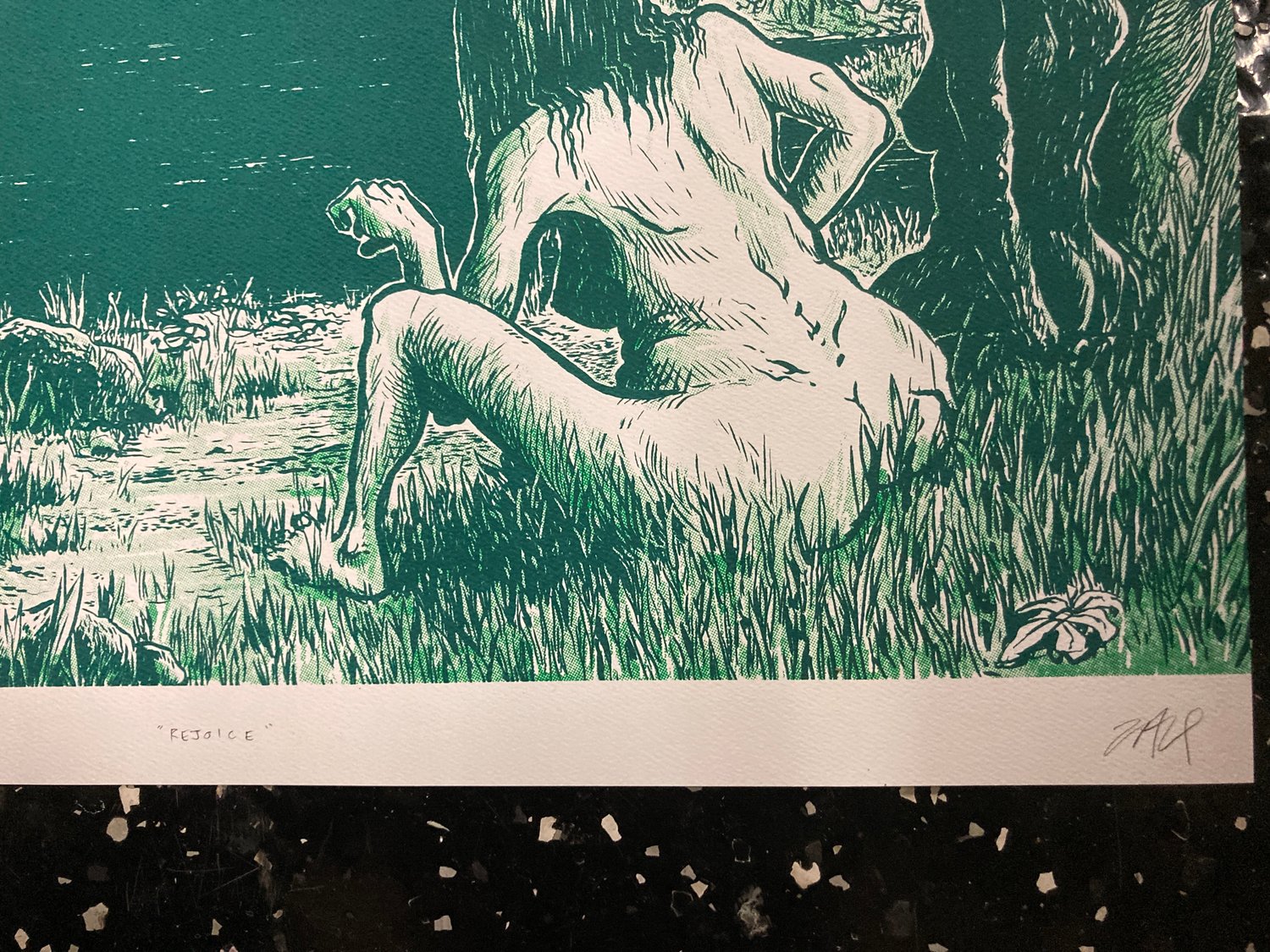 Image of REJOICE print