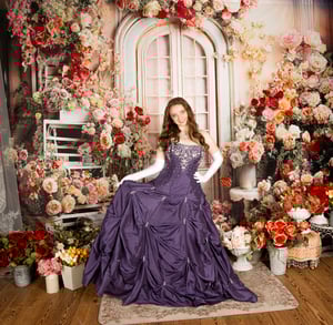 Image of Floral Sunroom