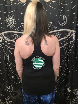 Image of Woman's Black support Tanks