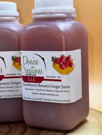 Strawberry Banana Ginger Juice