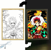 Tanjiro Kamado Light painting