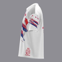 Image 4 of RB Productions White Hawaiian Flag Dri-fit Shirt