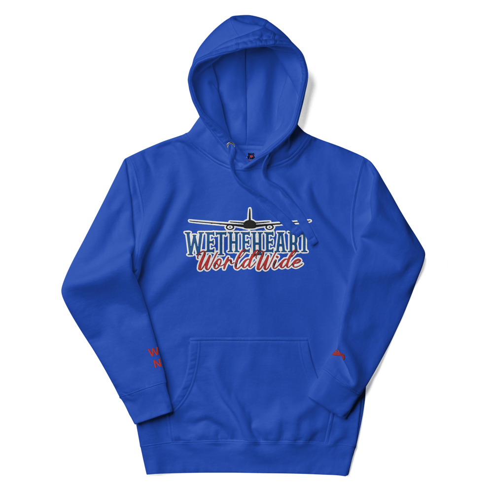 Image of Sapphire “WTHWorldWide” Premium Hoodie