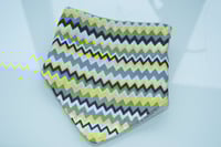 Image 1 of Retro Zig Zag Pattern Dribble Bib 