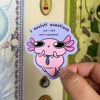 Axolotl Questions Sticker
