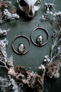 Image 1 of Woodland Copper Hoop earrings