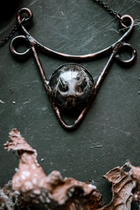 Image 2 of Found in the Ground copper and skull necklace
