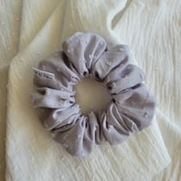 Image 1 of Swiss Dot Smokey Scrunchie 