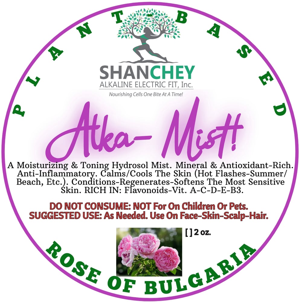 ALKA-MIST Herbal Skin/Scalp Mist/Toners. Hydration-Aging Skin-Hot Flashes-Moisturizing 