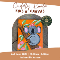 Cuddly Koala 'Kids n' Canvas' @ The Parkerville Tavern