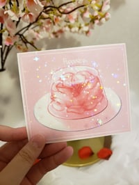 Flower Jelly Holo Mini Print