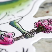 Image 2 of Date Night - Allosaur Sticker