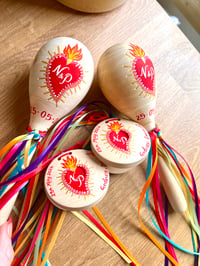 Image 2 of Bespoke Hand-Painted Castanets