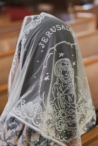 Image 3 of Mary's Grace Veil (White)