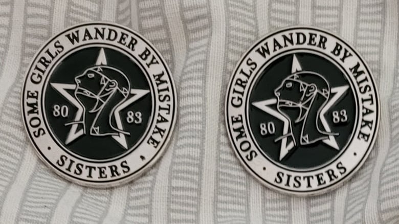 Image of Some Girls Wander limited edition enamel pin