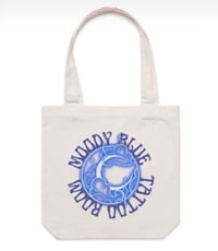 Moody Blue Moon Tote Bag