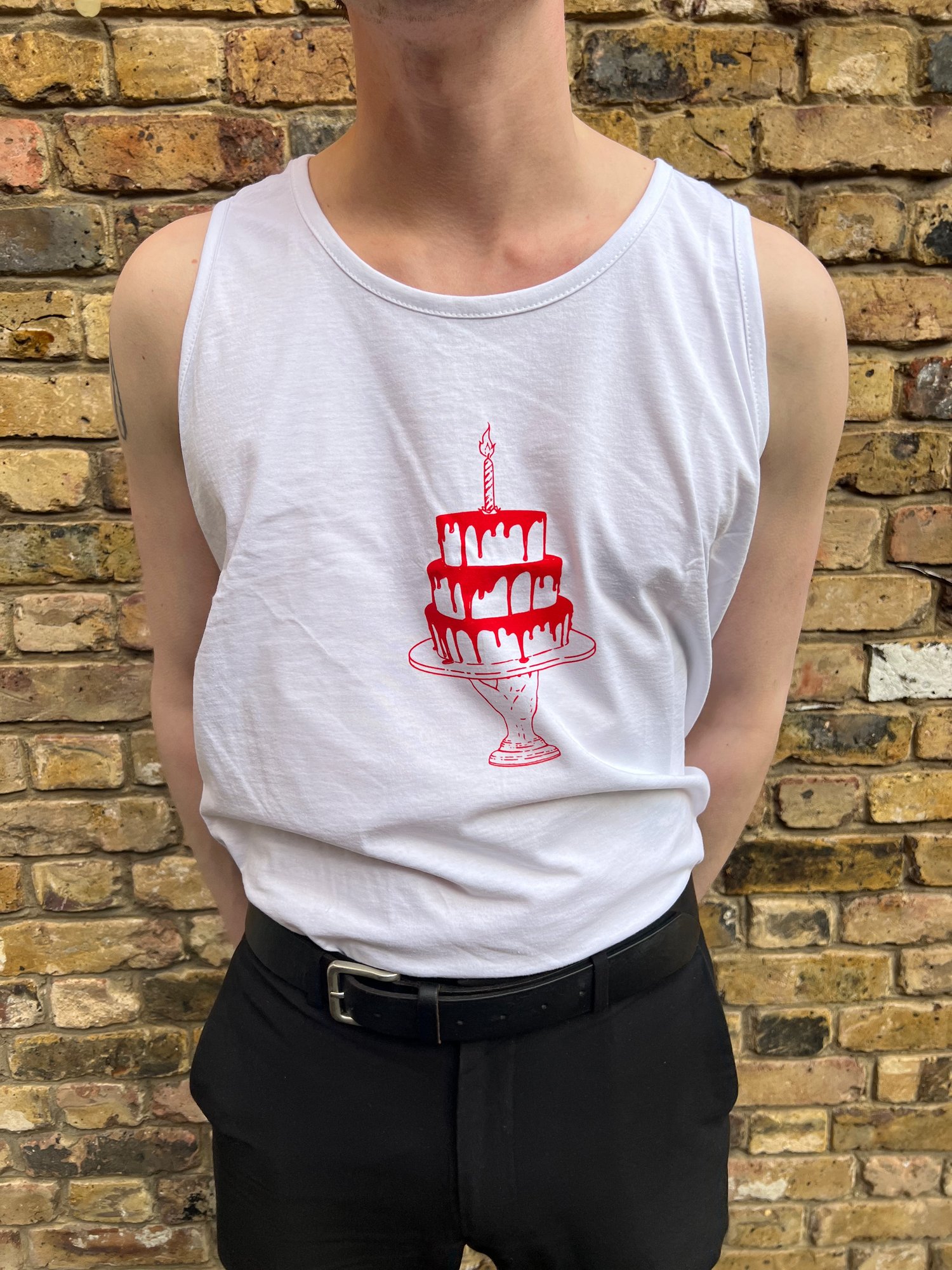 Eat Your Own anniversary tank top