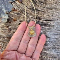 Image 1 of Aquamarine Gold Amulet