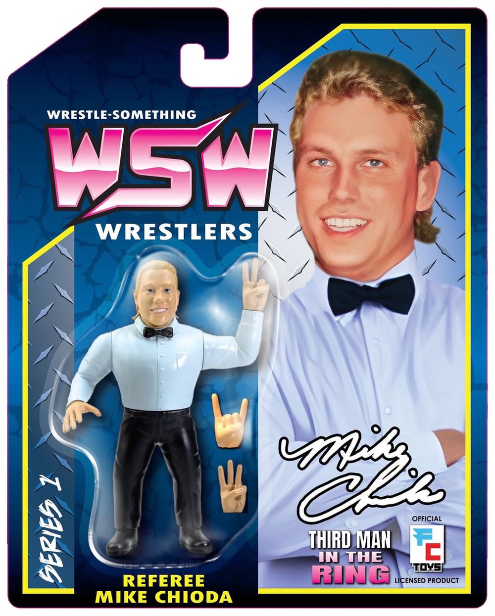 **early bird pre order** REFEREE MIKE CHIODA WRESTLE-Something Wrestlers series 1
