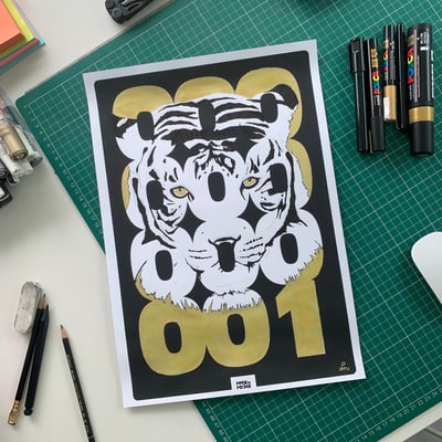 Image of Golden Poster 000 000 000 001