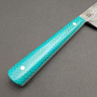 Image 3 of Petty knife turquoise micarta