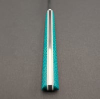 Image 4 of Petty knife turquoise micarta