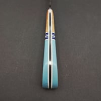 Image 4 of Hand forged Nakiri baby blue