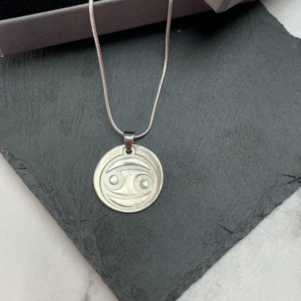 Image of Rustic Cancer Pendant