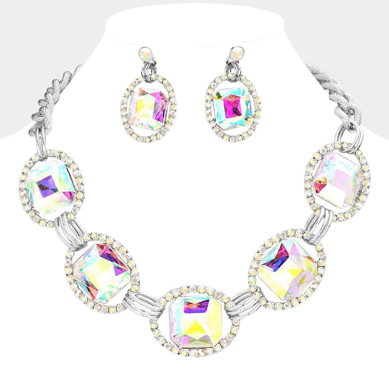 Image of Crystal Link Necklace