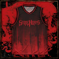 Image 3 of SH Red unisex basketball jersey