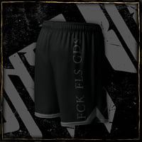 Image 2 of Grey Logo Unisex mesh shorts 