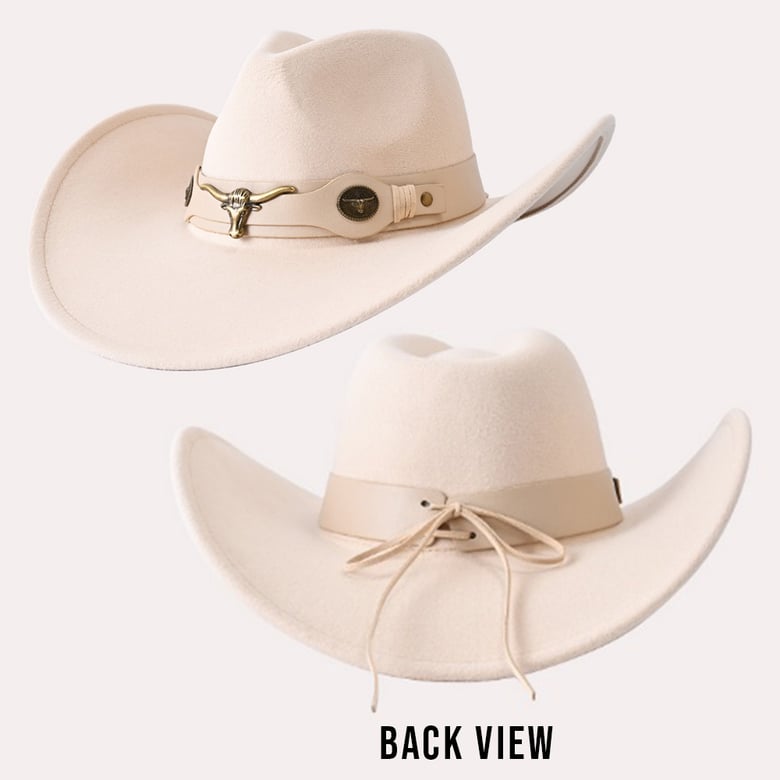 Image of Beige Cowboy Hat