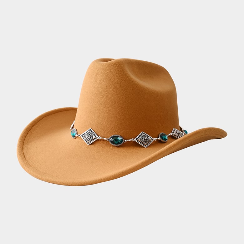Image of Stone Chain Cowboy hat