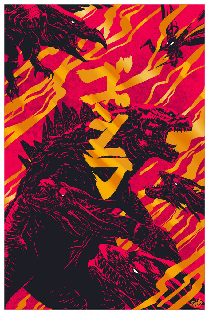 Image of Godzilla - GOLD FOIL